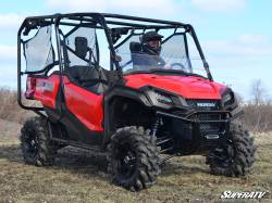 SuperATV - SuperATV Honda Pioneer 1000 Scratch Resistant Half Windshield - HWS-H-PIO1K-70 - Image 2