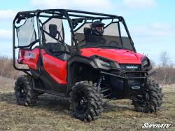 SuperATV - SuperATV Honda Pioneer 1000 Scratch Resistant Half Windshield - HWS-H-PIO1K-71 - Image 2