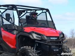 SuperATV - SuperATV Honda Pioneer 1000 Scratch Resistant Half Windshield - HWS-H-PIO1K-71 - Image 3