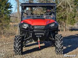 SuperATV - SuperATV Honda Pioneer 1000 Scratch Resistant Flip Windshield - FWS03-001-70 - Image 2