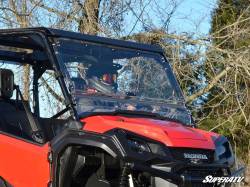 SuperATV - SuperATV Honda Pioneer 1000 Scratch Resistant Flip Windshield - FWS03-001-70 - Image 6