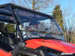 SuperATV - SuperATV Honda Pioneer 1000 Scratch Resistant Flip Windshield - FWS03-001-70 - Image 7