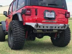Motobilt JEEP JL CRUSHER REAR BUMPER WITH SPARE TIRE CUT OUT - MB1080