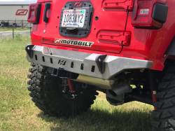 Motobilt - Motobilt JEEP JL CRUSHER REAR BUMPER WITH SPARE TIRE CUT OUT - MB1080 - Image 3