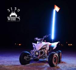 5150 Whips - One (Single) 5150 Brand 187 LED Whip w/ Bluetooth Control & Magnetic Quick Release Base | Includes Black 5150 Safety Flag - 2' Length - Image 4
