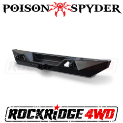 Poison Spyder Customs Jeep Wrangler JL Bruiser Rear Bumper | Black Powdercoated Finish