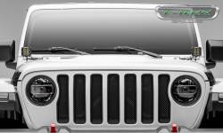 T-Rex Grilles - T REX Jeep Wrangler JL - Sport Series - Formed Mesh Grille - Installs behind factory grille - Black - 46493 - Image 4