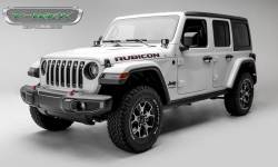 T-Rex Grilles - T REX Jeep Wrangler JL - Torch Series w/ (7) 2" Round LED Lights - 1 Piece Frame & Formed Wire Mesh - Insert Bolts-On Behind Factory Grille - 6314931 - Image 3