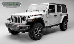 T-Rex Grilles - T REX Jeep Wrangler JL - ZROADZ Series w/ (7) 2" Round LED Lights - 1 Piece Laser Cut Steel - Insert Bolts-On Behind Factory Grille - Z314931 - Image 2