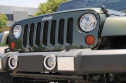 T REX Jeep Wrangler - Sport Series - Formed Mesh Grille - Installs behind factory grille - Black - 46481