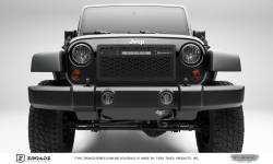 T REX 07-18 Jeep Wrangler - ZROADZ Series - Main Insert - Grille w/ One 10 Inch Slim Line Single Row - LED Light Bar - Z314831-10C