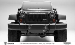 T-Rex Grilles - T REX 07-18 Jeep Wrangler - ZROADZ Series - Main Insert - Grille w/ One 20 Inch Slim Line Single Row LED Light Bar - Z314831-20T - Image 1