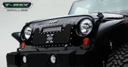 T REX 07-18 Jeep Wrangler TORCH Series LED Light Grille 1 - 12" LED Bar For off-road use only - 6314831