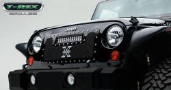 T-Rex Grilles - T REX 07-18 Jeep Wrangler TORCH Series LED Light Grille 1 - 12" LED Bar For off-road use only - 6314831-BR - Image 2