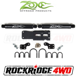 Zone Offroad - Suspension Components - Zone Offroad - Zone Offroad 07-18 Jeep Wrangler JK Dual Steering Stabilizer - 7450