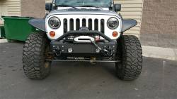 IRON CROSS - IRON CROSS Front Stubby Bumper for Jeep Wrangler JK 07-18 - NO BAR - GP-1000 - Image 5