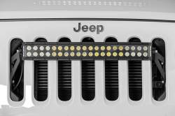 Rough Country - ROUGH COUNTRY JEEP 20-INCH LED GRILLE KIT (07-18 JK WRANGLER) - 70633 - Image 4