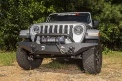 Rugged Ridge - Rugged Ridge SPARTAN FRONT BUMPER, SE, W/OVERRIDER; 18-19 JL - 11548.42 - Image 3