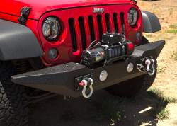 Rugged Ridge - Rugged Ridge SPARTAN BUMPER, FRONT, STANDARD ENDS; 07-18 JEEP WRANGLER JK - 11548.03 - Image 2