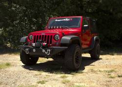 Rugged Ridge - Rugged Ridge SPARTAN BUMPER, FRONT, STANDARD ENDS; 07-18 JEEP WRANGLER JK - 11548.03 - Image 3