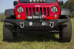 Rugged Ridge - Rugged Ridge SPARTAN BUMPER, FRONT, STANDARD ENDS; 07-18 JEEP WRANGLER JK - 11548.03 - Image 4