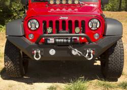 Rugged Ridge - Rugged Ridge SPARTAN BUMPER, FRONT, HIGH CLEARANCE ENDS, OVERRIDER; 07-18 JK - 11548.01 - Image 5