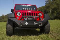 Rugged Ridge - Rugged Ridge SPARTAN BUMPER, FRONT, HIGH CLEARANCE ENDS, OVERRIDER; 07-18 JK - 11548.01 - Image 6