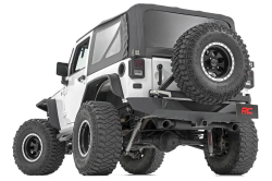 Rough Country - ROUGH COUNTRY JEEP DUAL OUTLET PERFORMANCE EXHAUST (07-18 JK WRANGLER) - - Image 5