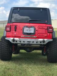 Motobilt - MOTOBILT JEEP JL REAR BUMPER CRUSHER WITH SPARE TIRE CUT OUT 2018 WRANGLER JL - MB1080 - Image 3