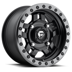 FUEL OFF-ROAD - Fuel Off-Road Anza D557 | 14x7 | 4x110 | Matte Black Anthracite Ring - D5571470A444 - Image 1