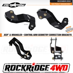 Rubicon Express Control Arm Geometry Correction Drop Brackets for Jeep Wrangler JL 18+ - RE9801