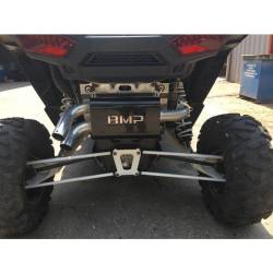 BIKEMAN PERFORMANCE - BIKEMAN PERFORMANCE 2016-UP POLARIS RZR XP TURBO | CERAMIC BLACK DOUBLE BARREL SLIP-ON EXHAUST BY BMP | FITS TURBO S - Image 2