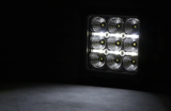 Rough Country - Rough Country 4-INCH SQUARE CREE LED LIGHTS - (PAIR | CHROME SERIES W/ COOL WHITE DRL) - 70905DRL - Image 3