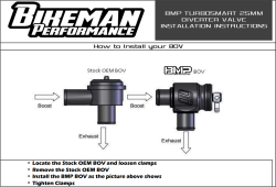 BIKEMAN PERFORMANCE - TURBOSMART 25MM DIVERTER VALVE - NOT VENT TO ATMOSPHERE | BIKEMAN PERFORMANCE - Image 2