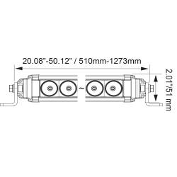 VISION X Lighting - VISION X XPL CURVED LED LIGHT BAR *Select Length* - XPL CURVED LED LIGHT BAR - Image 3