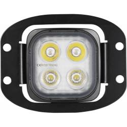 VISION X Lighting - Vision X 3" Flush Mount Kit With (2) Mixed 10° and 20° 4 LED Mini Dura Work Light - Image 2