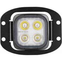 VISION X Lighting - Vision X 3" Flush Mount Kit With (2) Mixed 10° and 20° 4 LED Mini Dura Work Light - Image 2