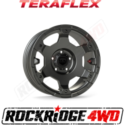 TeraFlex JL/JLU–JK/JKU: Nomad Off-Road Wheel - Base - 5x5” - Titanium Gray - Each