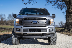 Rough Country - ROUGH COUNTRY FORD DUAL 10IN LED GRILLE KIT (18-19 F-150 | XL, XLT) - 70808, 70809 - Image 1