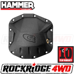 G2 HAMMER DIFFERENTIAL COVER for JEEP ® JL | JT GLADIATOR — M210 FRONT - DANA 44 ADVANTEK FRONT AXLES - 40-2151G