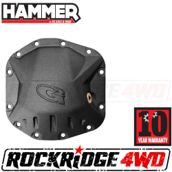 G2 HAMMER DIFFERENTIAL COVER for JEEP ® JL | JT GLADIATOR — M186 FRONT - DANA 30 ADVANTEK FRONT AXLES - 40-2150G