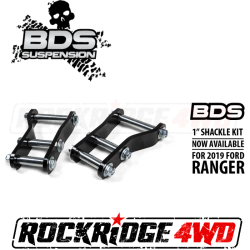 BDS SUSPENSION 1" Rear Shackle Kit | 2019 FORD RANGER 2WD/4WD - 123109