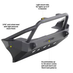 Smittybilt - Smittybilt GEN 1 XRC FRONT BUMPER | 18+ Jeep Wrangler JL & 20+ Jeep Gladiator JT | 77806 - Image 19