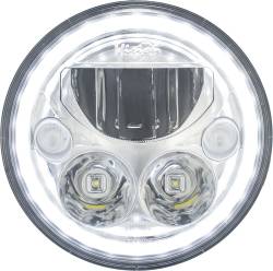 VISION X Lighting - VISION X | VX 7" ROUND SEALED LED HEADLIGHTS FOR JEEP JK *Select Chrome or Black Chrome*  DOT APPROVED - XIL-7RDBKITJK, XIL-7RDKITJK - Image 3