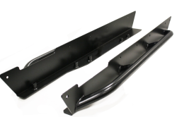 Rock Hard 4x4 - ROCK HARD 4X4™ Jeep LJ Unlimited Rocker Guards (Powder Coated w/side tubing)  - Image 2