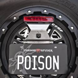 Poison Spyder - Poison Spyder Frame Mounted Tire Carrier with Camera Mount (Black) for 18+ Jeep Wrangler JL - Image 3