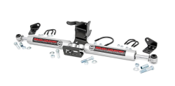 ROUGH COUNTRY JEEP N3 DUAL STEERING STABILIZER (18-20 WRANGLER JL | GLADIATOR JT)