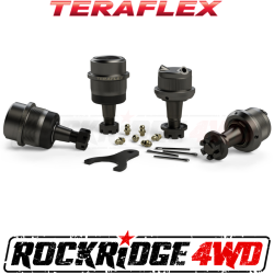 Teraflex JK/JKU HD Dana 30/44 Upper & Lower Ball Joint Kit w/ Knurl - Set of 4 