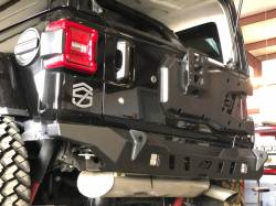 Motobilt - Motobilt JEEP JL REAR BUMPER CRUSHER WITH LIGHT MOUNTS WITH SPARE TIRE CUT OUT 2018-PRESENT WRANGLER JL - Image 6