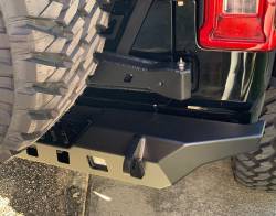 Motobilt - Motobilt JEEP JL REAR BUMPER CRUSHER WITH LIGHT MOUNTS WITH SPARE TIRE CUT OUT 2018-PRESENT WRANGLER JL - Image 10